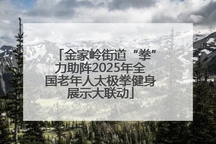 金家岭街道“拳”力助阵2025年全国老年人太极拳健身展示大联动
