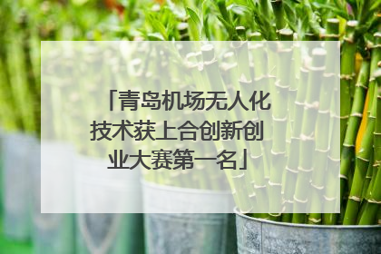 青岛机场无人化技术获上合创新创业大赛第一名