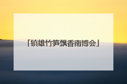 镇雄竹笋飘香南博会