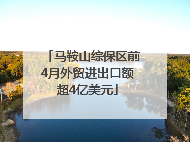 马鞍山综保区前4月外贸进出口额超4亿美元