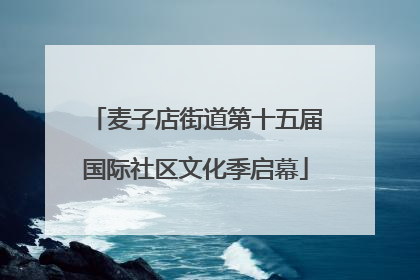 麦子店街道第十五届国际社区文化季启幕
