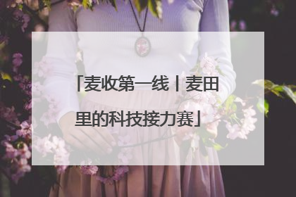 麦收第一线丨麦田里的科技接力赛
