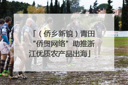 （侨乡新貌）青田“侨贸网络”助推浙江优质农产品出海