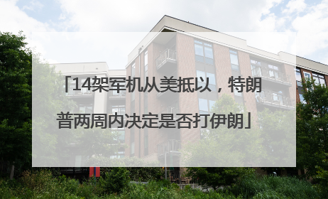 14架军机从美抵以，特朗普两周内决定是否打伊朗