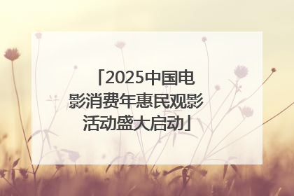 2025中国电影消费年惠民观影活动盛大启动