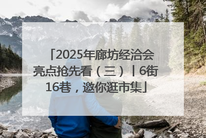 2025年廊坊经洽会亮点抢先看（三）丨6街16巷，邀你逛市集