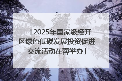 2025年国家级经开区绿色低碳发展投资促进交流活动在蓉举办