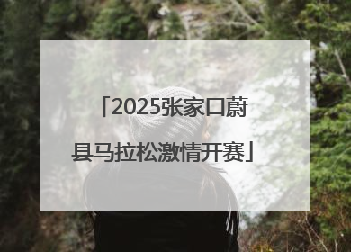 2025张家口蔚县马拉松激情开赛
