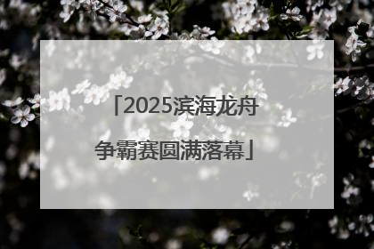 2025滨海龙舟争霸赛圆满落幕