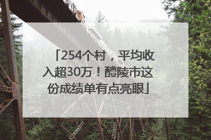 254个村，平均收入超30万！醴陵市这份成绩单有点亮眼