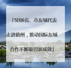 5国6省、市友城代表走进德州，推动国际友城合作不断取得新成效